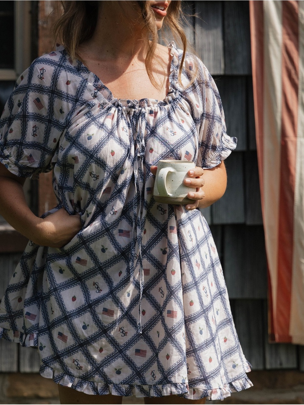 Slow Sunday Daisy Americana Dress